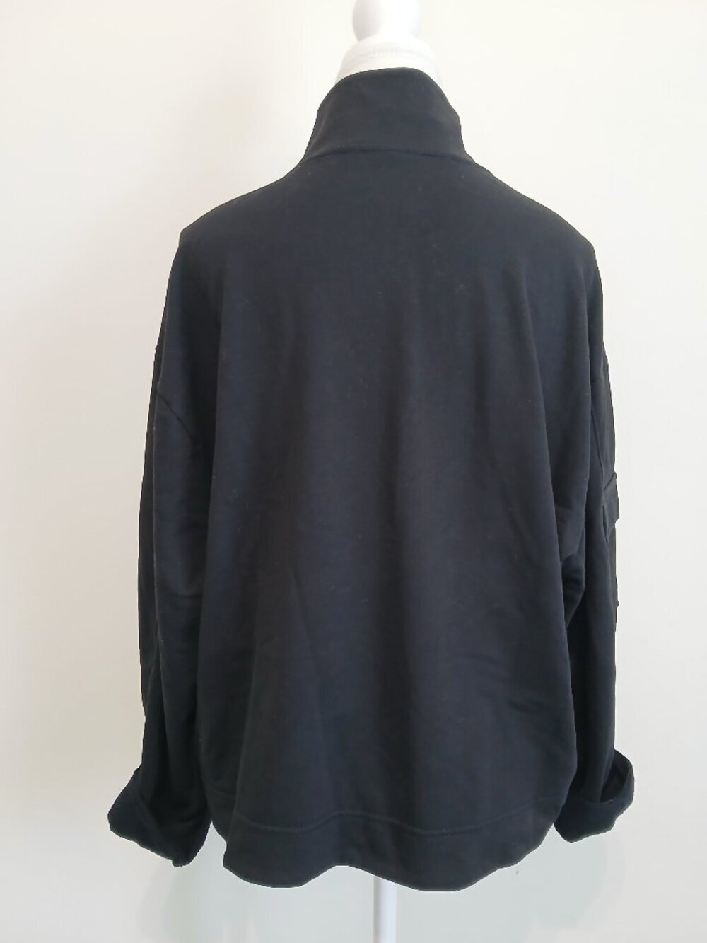 Athleta 1/4 Zip Retroterry Pullover Sweatshirt Size Medium - Picture 6 of 8